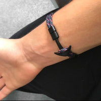 Bracelet ancre marine