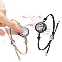 Bracelet couple distance touch