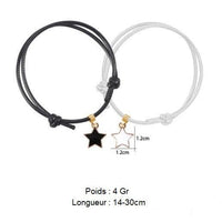 Bracelet Couple Etoile