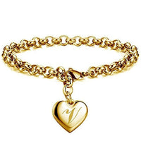 Bracelet Couple Initiale au choix