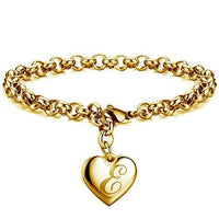 Bracelet Couple Initiale au choix