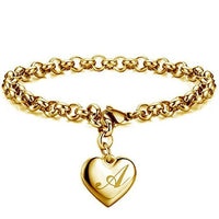 Bracelet Couple Initiale au choix