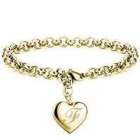 Bracelet Couple Initiale au choix