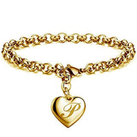 Bracelet Couple Initiale au choix