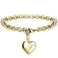 Bracelet Couple Initiale au choix