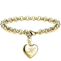 Bracelet Couple Initiale au choix