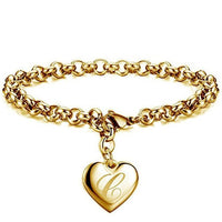 Bracelet Couple Initiale au choix