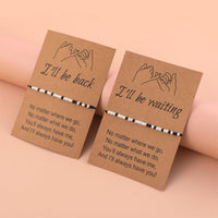 Bracelet Couple Message en Morse