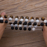 Bracelet Couple Pierre de Lave