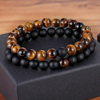 Bracelet Couple Pierre de Lave