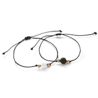 bracelet d'amitié fin avec pierre