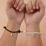 bracelet coeur aimant