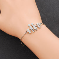 bracelet argent famille