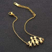 bracelet famille or