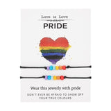 Bracelet gay pride perle