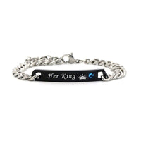 Bracelet Her King His Queen