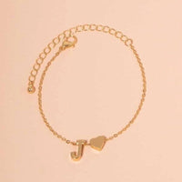 Bracelet Initiale Coeur