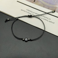 Bracelet Initiale Cordon