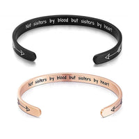 Bracelet message soeur de coeur