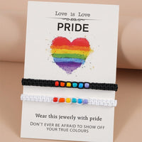 bracelet arc en ciel perles