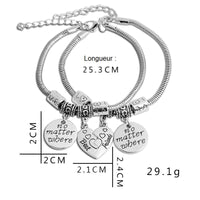 Bracelet Meilleure Amie (Argent)