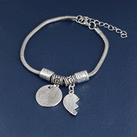 Bracelet Meilleure Amie (Argent)