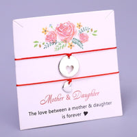 Bracelet Mère Fille Coeur