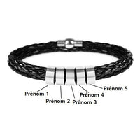 Bracelet personnalisé 5 prénoms