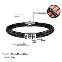 Bracelet Prénoms pour Papa