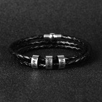 bracelet prénom cuir