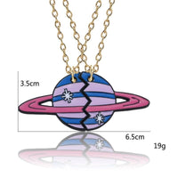 Collier 2 pièces (Planète)