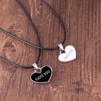 Collier Amitié Coeur (Gravé)