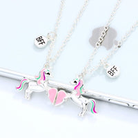 Collier Amitié Licorne aimanté