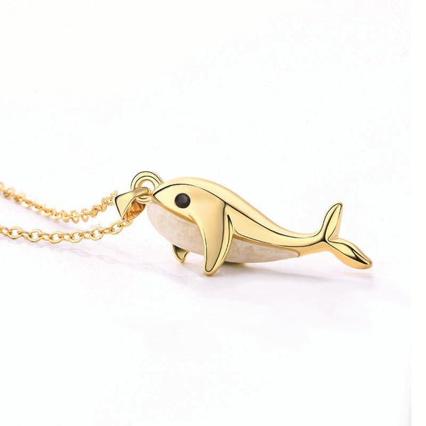 Pendentif dauphin doré