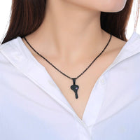 collier femme clé