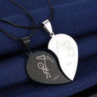 Pendentif Coeur Couple