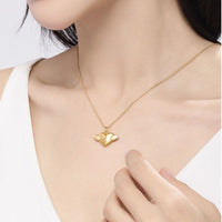 pendentif coeur brisé or
