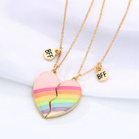 Collier Coeur Divisé en Deux