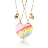Collier Coeur Arc-en-Ciel