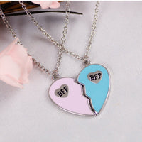 collier bff pour 2 coeur