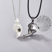Collier coeur projection