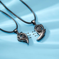 Pendentif coeur magnetique