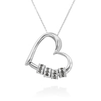 Pendentif coeur prénom