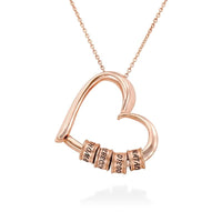 Collier personnalisé prénom or rose