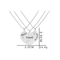 Collier Coeur Séparable Amitié