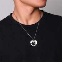 Collier Couple Argent