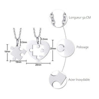 Collier Couple Argent