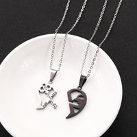 Collier Couple Clé de ton Cœur