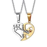 Collier Couple Clé