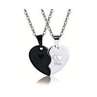 Collier pendentif couple